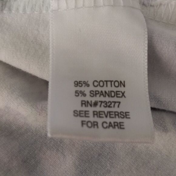CROFT & BARROW FLORAL T-SHIRT 95% COTTON - Picture 6 of 6